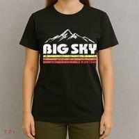 Big Sky Montana Mountain Sunset T-Shirt thumb 4