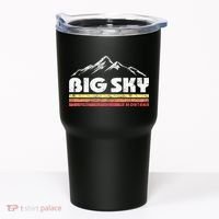 Big Sky Montana Mountain Sunset Tumbler thumb 0