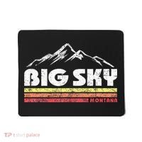 Big Sky Montana Mountain Sunset Mousepad thumb 0