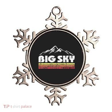 Big Sky Montana Mountain Sunset Ornament
