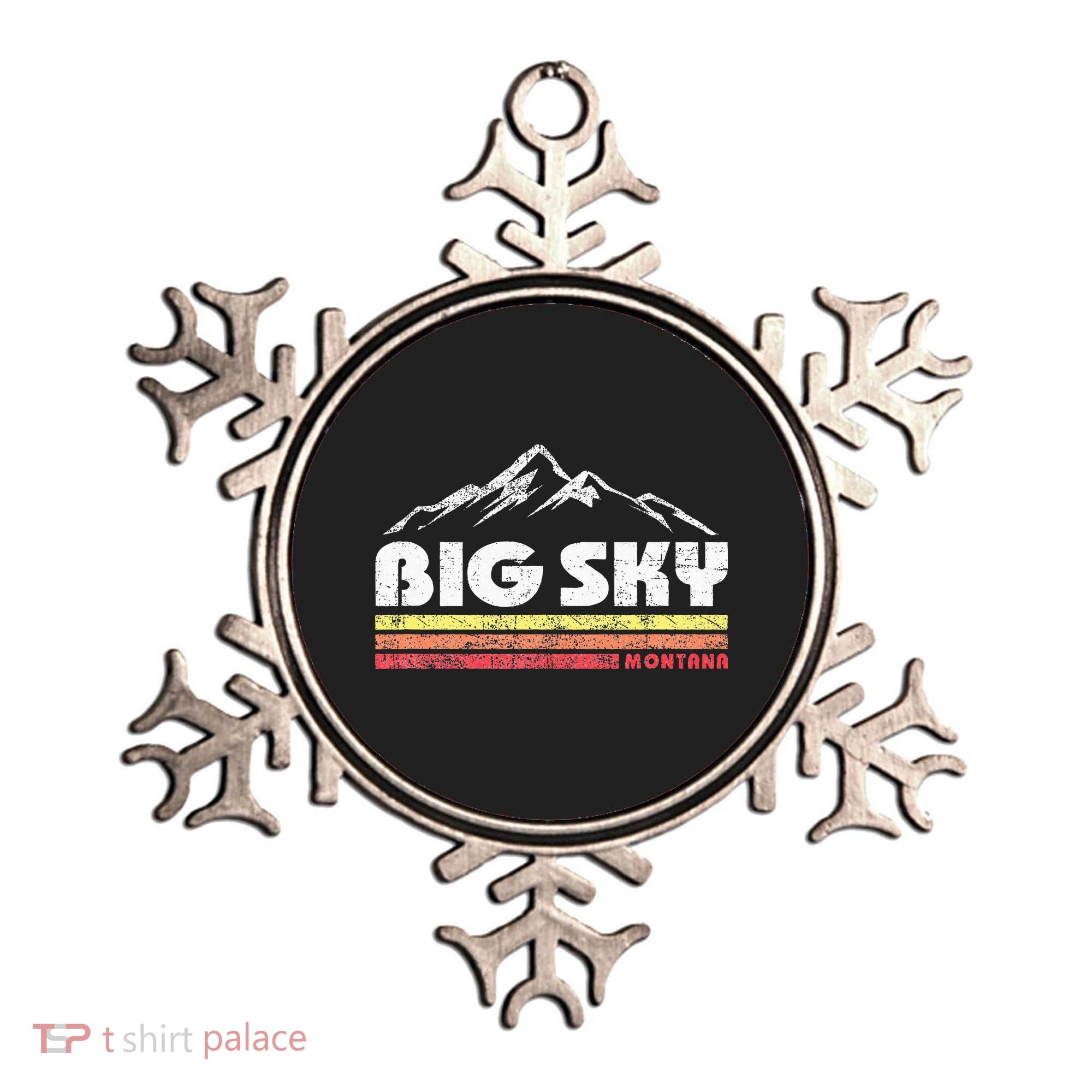 Big Sky Montana Mountain Sunset Ornament