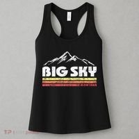 Big Sky Montana Mountain Sunset Women's Tank Top thumb 3