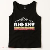 Big Sky Montana Mountain Sunset Tank Top thumb 2