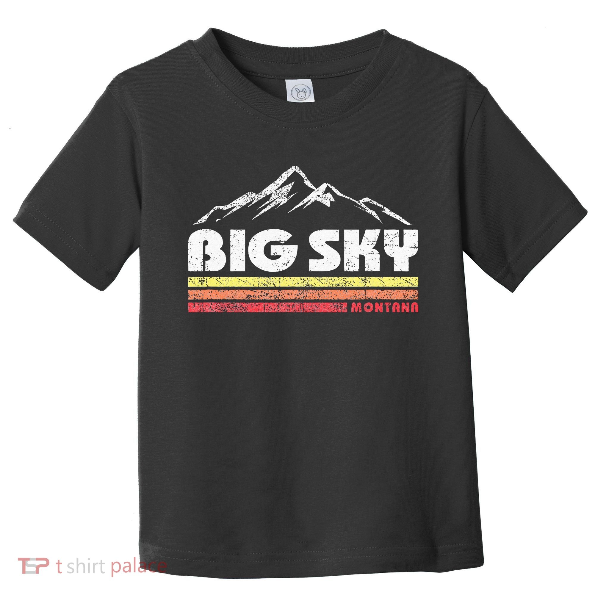 Big Sky Montana Mountain Sunset Toddler T-Shirt