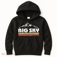 Big Sky Montana Mountain Sunset Kids Hoodie thumb 0