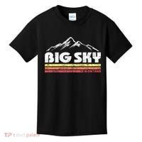 Big Sky Montana Mountain Sunset Kids T-Shirt thumb 0
