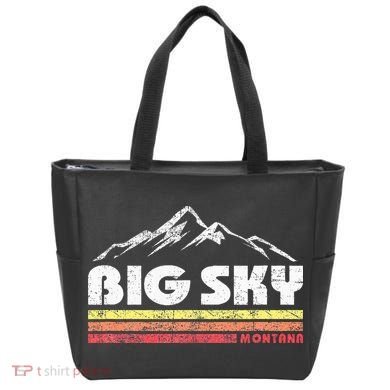 Big Sky Montana Mountain Sunset Tote Bag