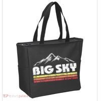 Big Sky Montana Mountain Sunset Tote Bag thumb 2