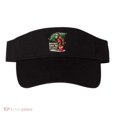 Bigfoot Saw Me But Nobody Believes Him Christmas Bigfoot Visor