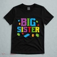 Big Sister Master Builder Building Bricks Blocks Family Set T-Shirt thumb 5