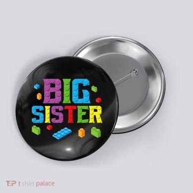 Big Sister Master Builder Building Bricks Blocks Family Set Button