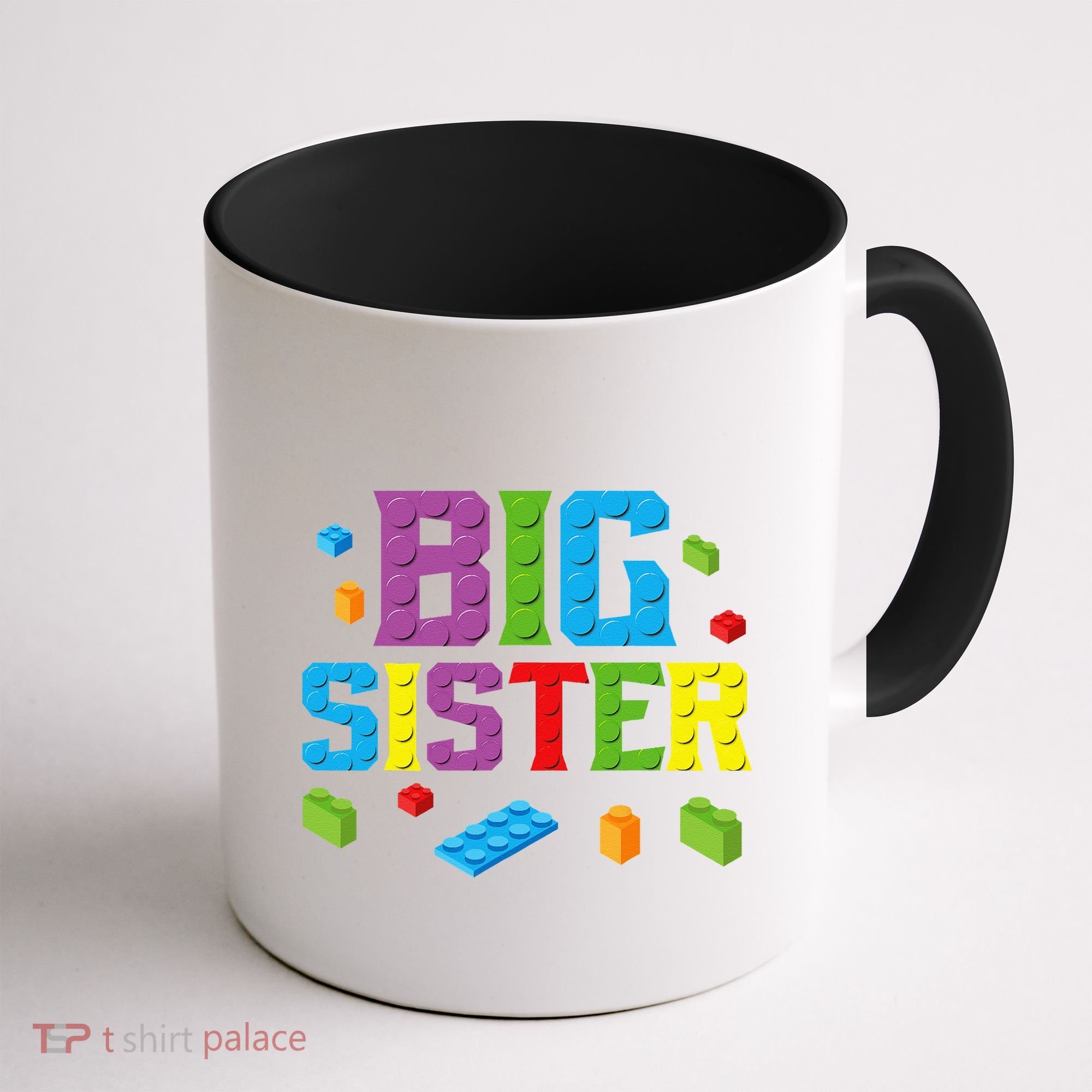 Big Sister Master Builder Building Bricks Blocks Family Set Coffee Mug