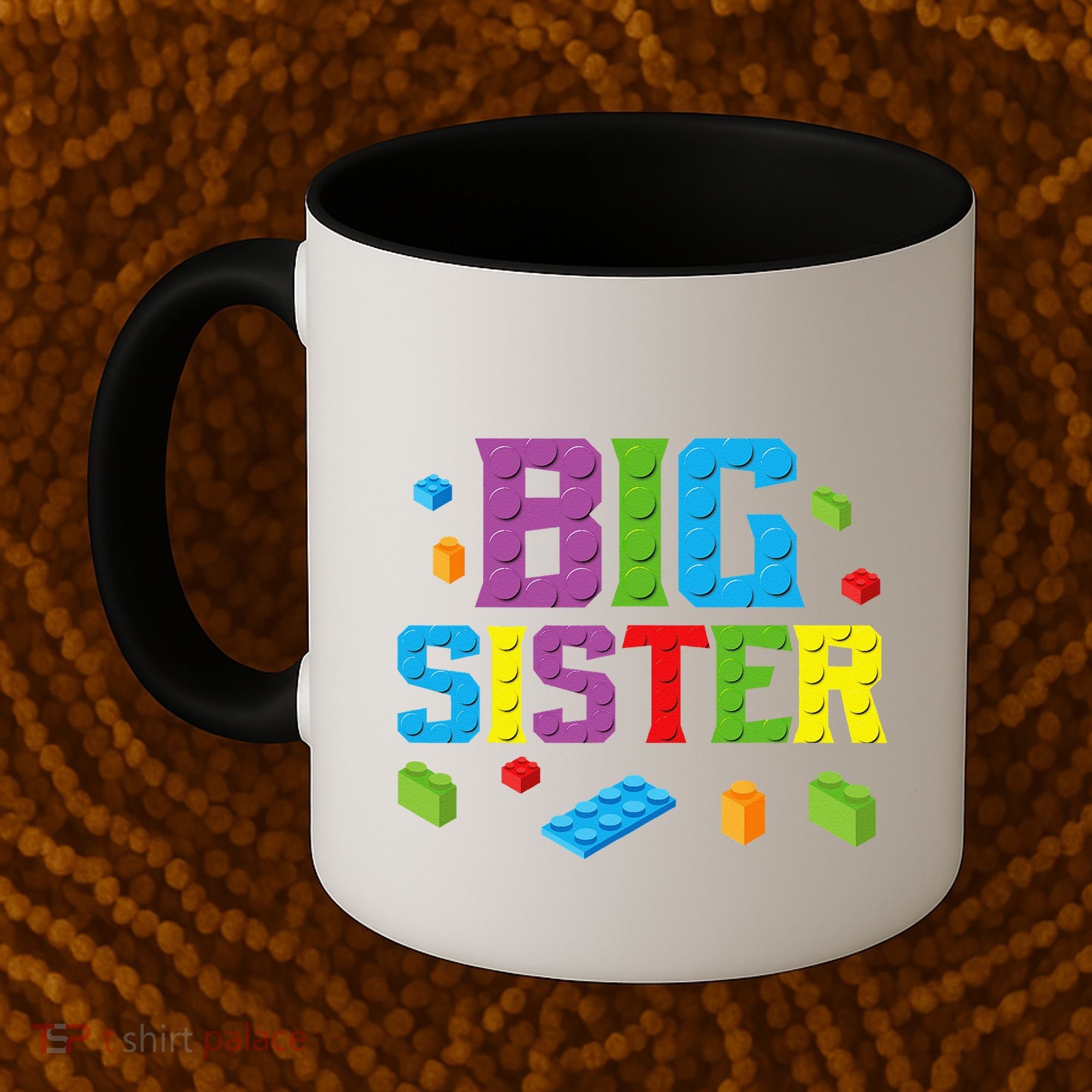 Big Sister Master Builder Building Bricks Blocks Family Set Coffee Mug
