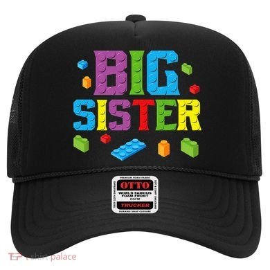Big Sister Master Builder Building Bricks Blocks Family Set Hat