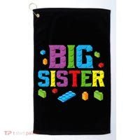 Big Sister Master Builder Building Bricks Blocks Family Set Golf Towel thumb 0