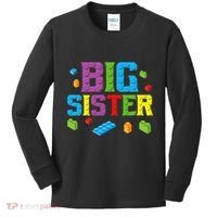 Big Sister Master Builder Building Bricks Blocks Family Set Kids Long Sleeve Shirt thumb 0