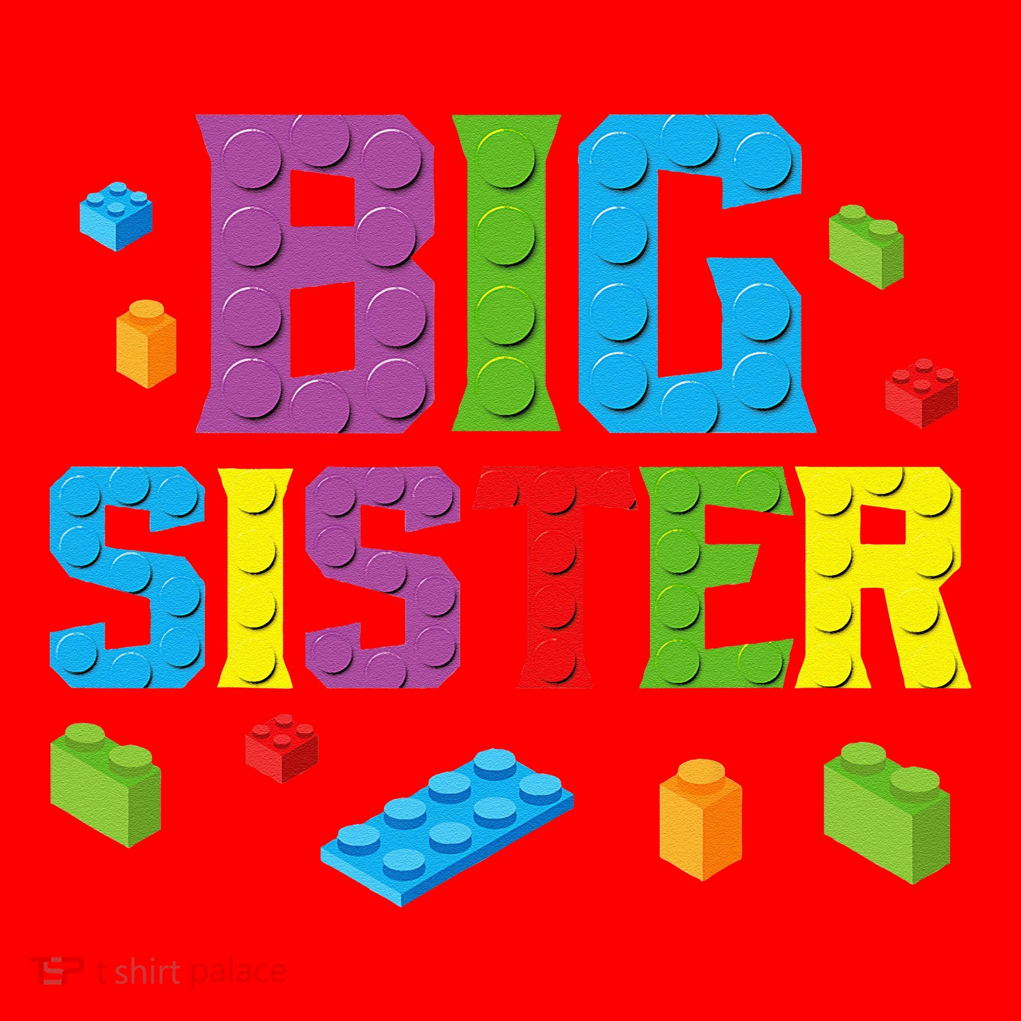 Big Sister Master Builder Building Bricks Blocks Family Set Santa Hat