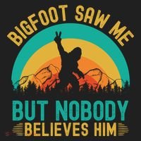 Bigfoot Saw Me But Nobody Believes Him Hat thumb 2