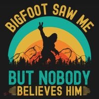 Bigfoot Saw Me But Nobody Believes Him Visor thumb 3