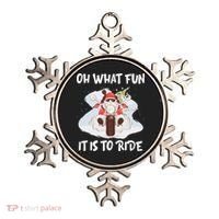 Biker Santa Motorcycle Fan Merry Christmas Xmas Holidays Ornament thumb 0