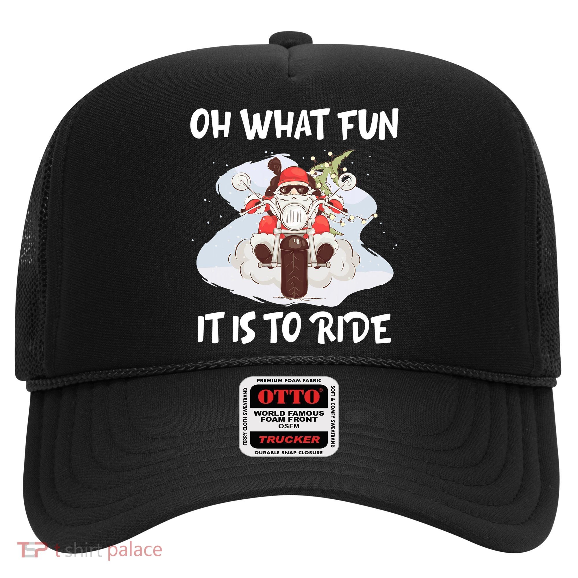 Biker Santa Motorcycle Fan Merry Christmas Xmas Holidays Hat