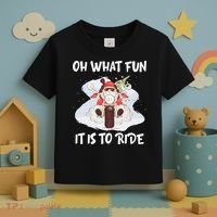 Biker Santa Motorcycle Fan Merry Christmas Xmas Holidays Toddler T-Shirt thumb 3