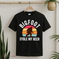 Bigfoot Stole My Beer Funny Yeti Yowi Sasquatch Drinking T-Shirt thumb 2