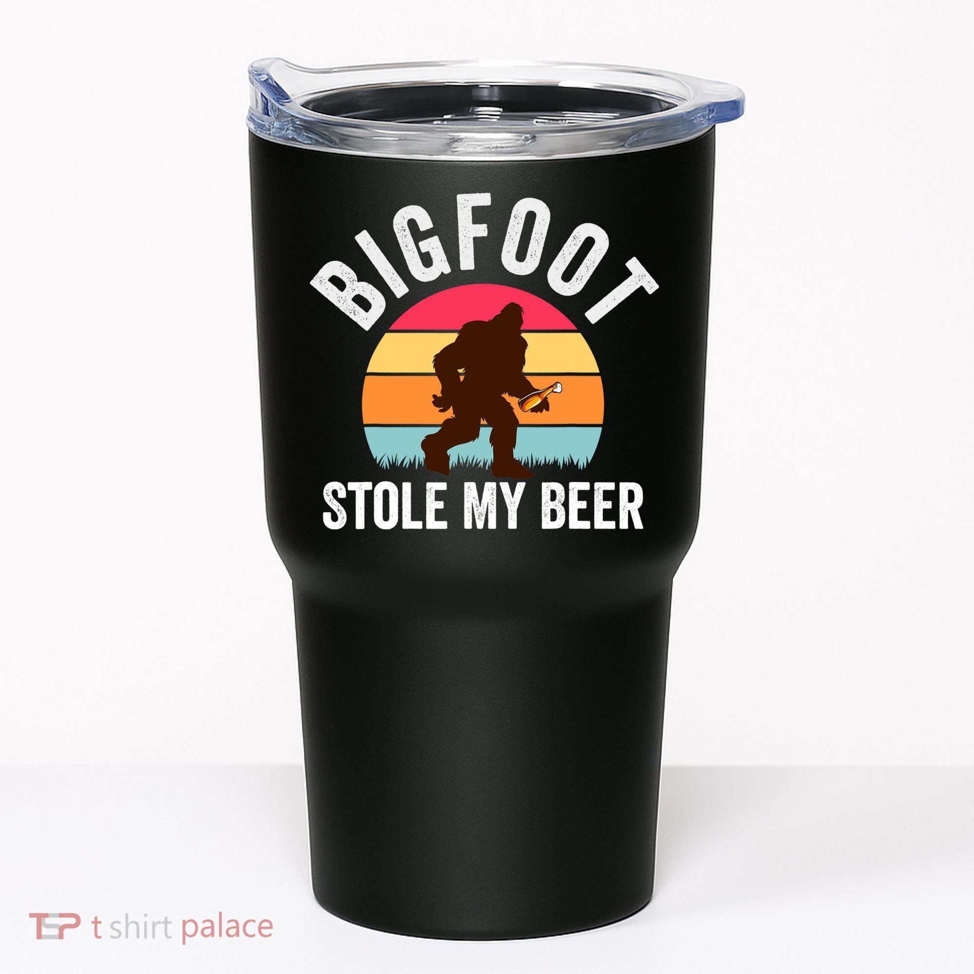 Bigfoot Stole My Beer Funny Yeti Yowi Sasquatch Drinking Tumbler