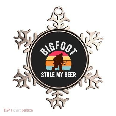 Bigfoot Stole My Beer Funny Yeti Yowi Sasquatch Drinking Ornament