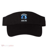 Bigfoot Saw Me But Nobody Believes Him Funny Sasquatch Retro Visor thumb 0