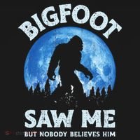 Bigfoot Saw Me But Nobody Believes Him Funny Sasquatch Retro Visor thumb 3