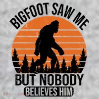Bigfoot Saw Me But Nobody Believes Him Night Stroll Long Sleeve Shirt thumb 2