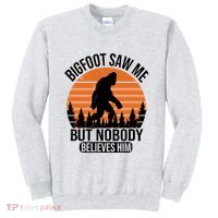 Bigfoot Saw Me But Nobody Believes Him Night Stroll Sweatshirt thumb 0