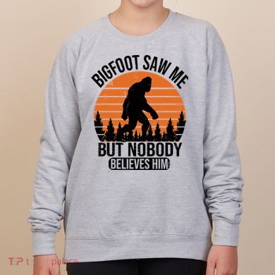 Bigfoot Saw Me But Nobody Believes Him Night Stroll Women's Sweatshirt