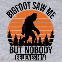 Bigfoot Saw Me But Nobody Believes Him Night Stroll Women's Sweatshirt thumb 2