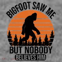 Bigfoot Saw Me But Nobody Believes Him Night Stroll Toddler Hoodie thumb 2