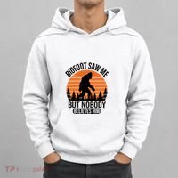 Bigfoot Saw Me But Nobody Believes Him Night Stroll Hoodie thumb 0