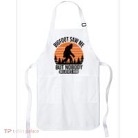 Bigfoot Saw Me But Nobody Believes Him Night Stroll Apron thumb 0