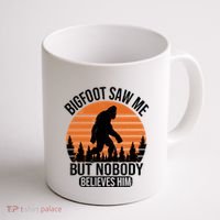 Bigfoot Saw Me But Nobody Believes Him Night Stroll Coffee Mug thumb 1
