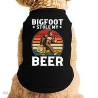 Bigfoot Stole My Beer Doggie Tank thumb 0