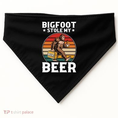 Bigfoot Stole My Beer USA-Made Doggie Bandana