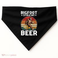 Bigfoot Stole My Beer USA-Made Doggie Bandana thumb 0