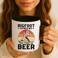 Bigfoot Stole My Beer Coffee Mug thumb 3