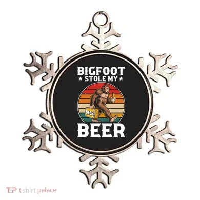 Bigfoot Stole My Beer Ornament