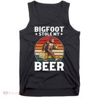 Bigfoot Stole My Beer Tank Top thumb 0