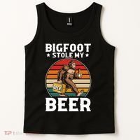 Bigfoot Stole My Beer Tank Top thumb 2