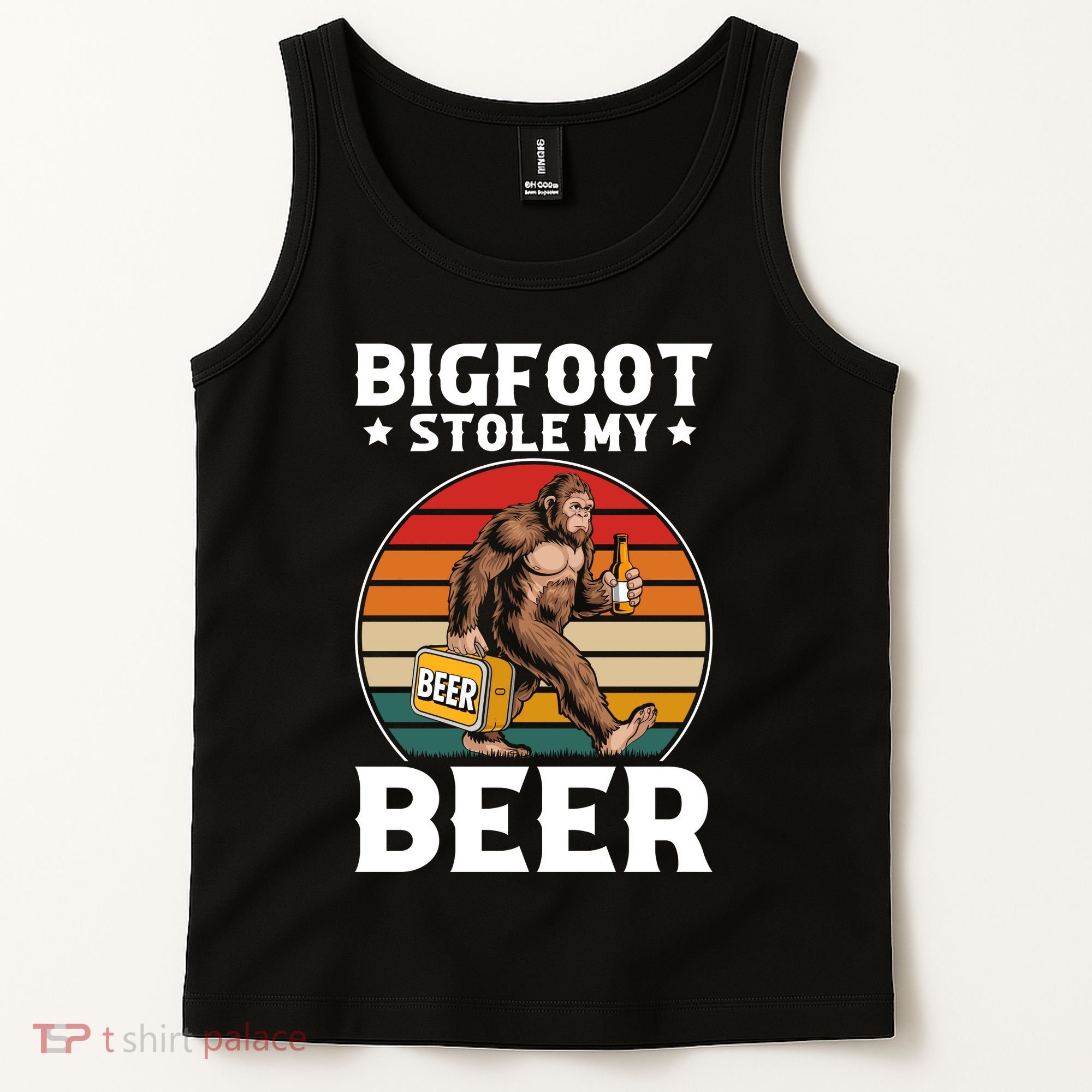 Bigfoot Stole My Beer Tank Top