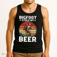 Bigfoot Stole My Beer Tank Top thumb 3