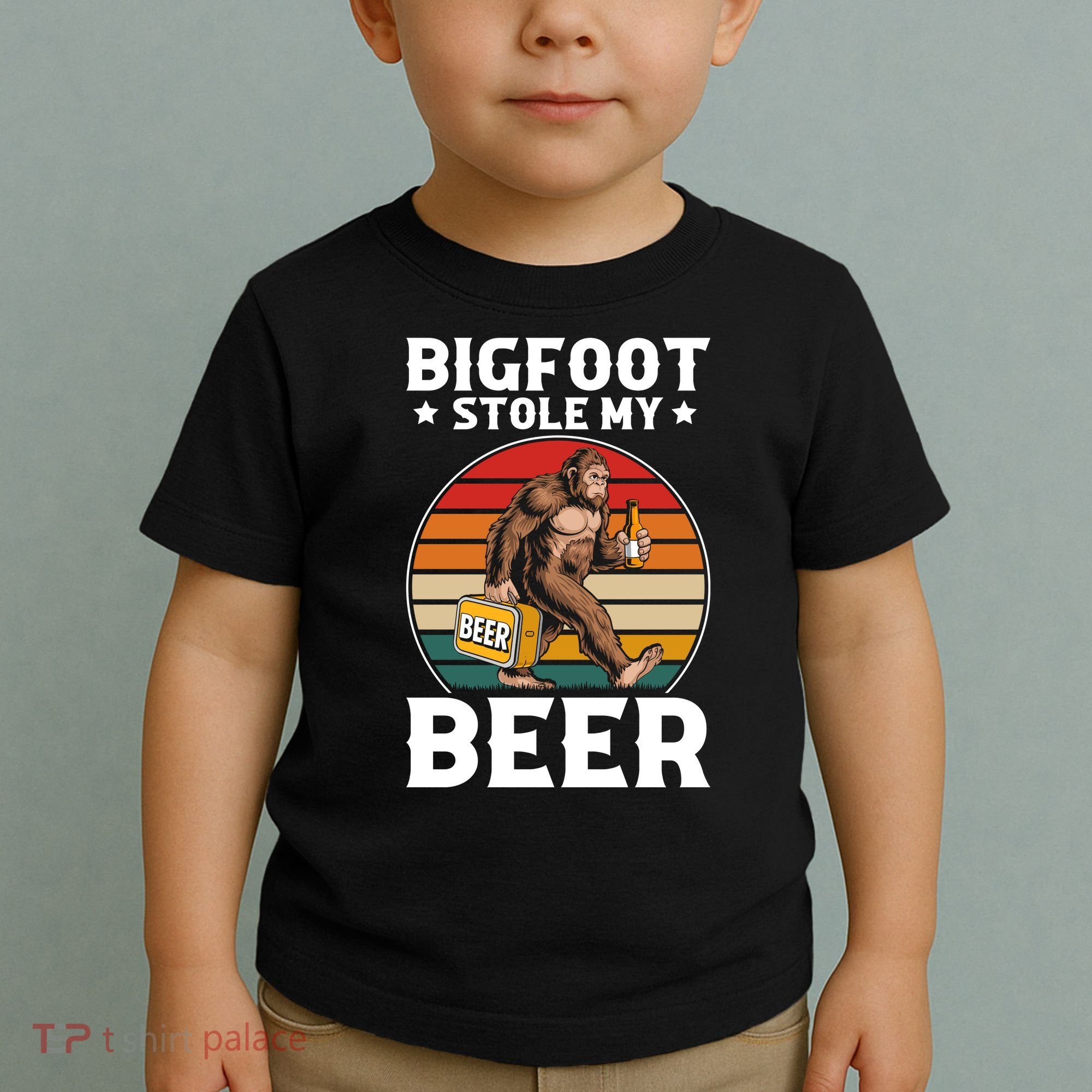 Bigfoot Stole My Beer Toddler T-Shirt