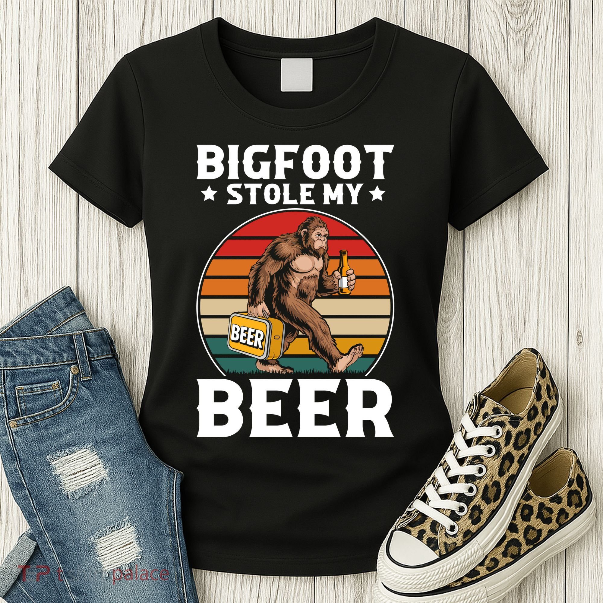 Bigfoot Stole My Beer Women's T-Shirt